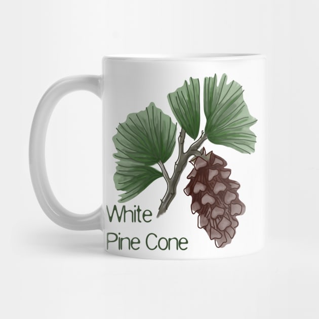 White Pine Cone by Slightly Unhinged